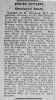 1920 Genealogical Record newspaper article